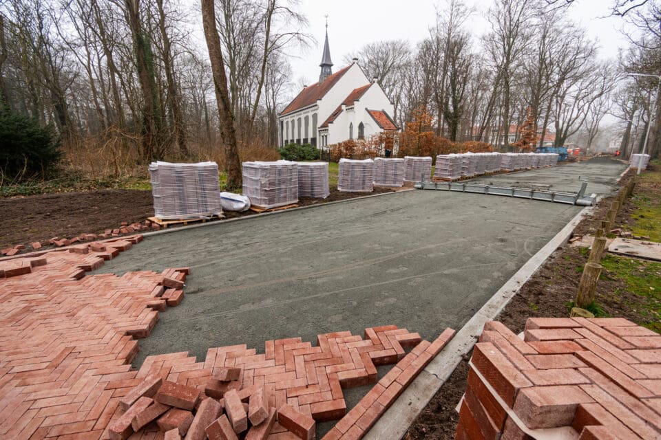 straatwerk park Duin en Bosch